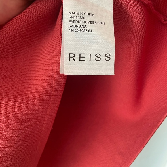 REISS, Kadriana Sheer Stripe Knitted Dress - Picture 6 of 8